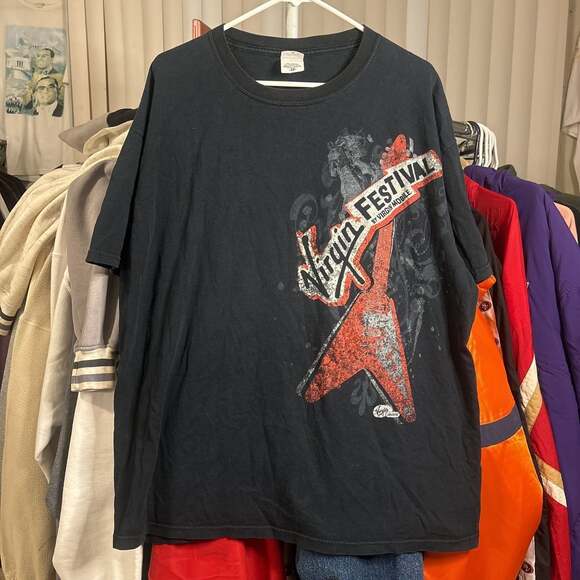Vintage Anvil - Graphic T- Shirt 2006 Virgin Fest - Picture 1 of 5